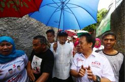 Cawagub Sandiaga Uno Minta Dukungan Warga Tegal Parang