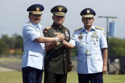 Panglima TNI Pimpin Upacara Sertijab Kepala Staf TNI Angkatan Udara