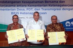 Kemenaker Jalin Kerja Sama dengan BPJS Ketenagakerjaan