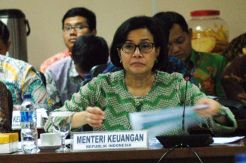 Menkeu Sri Mulyani Raker dengan Komite IV DPD
