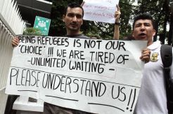 Puluhan Pencari Suaka Asal Afganistan Geruduk Kantor UNHCR