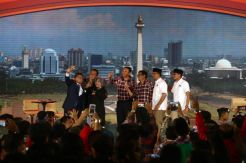 Tiga Pasangan Cagub-Cawagub DKI Ikuti Debat Terakhir