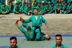 Seribu Prajurit Kodam II Sriwijaya Ikuti Latihan Yong Moodo