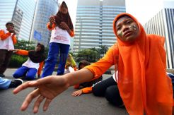 Teater Anak Rumah Amalia Pentaskan Lakon Kangen Ayah di CFD