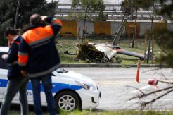 Helikopter Tabrak Menara TV di Istambul, Lima Orang Tewas