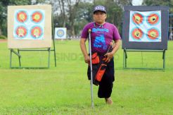 Delapan Pemanah Difabel Ikuti Latihan Jelang Peparda