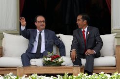 Presiden Jokowi Terima Kunjungan Presiden Republik Perancis