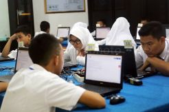 UNBK di SMK Negeri 2 Palembang