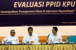 KPU Gelar Rapat Evaluasi Pengelolaan dan Pelayanan Informasi Publik