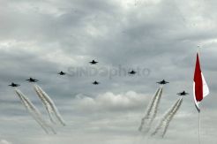 TNI AU Gelar Gladi Bersih Upacara HUT ke-71