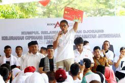Kampanye di Cipinang Besar, Sandiaga Minta Warga Awasi TPS