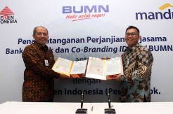 Bank Mandiri dan Semen Indonesia Jalin Kerja Sama Layanan Bank at Work