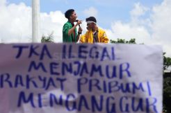 Aliansi Mahasiswa Sumsel Tolak Tenaga Kerja Asing