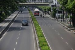 Jalanan Jakarta Lengang Saat Pencoblosan Pilkada DKI Putaran Kedua