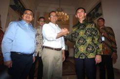 Anies Baswedan Temui Ahok di Balai Kota