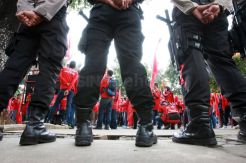 Ratusan Buruh Gelar Aksi Jelang May Day 2017