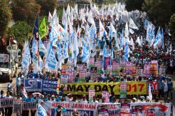 Ribuan Buruh Peringati May Day di Jakarta