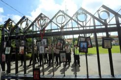Puluhan Jurnalis Gelar Aksi Solidaritas di Mapolda Sumsel