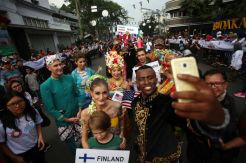 Kemeriahan Karnaval Asia Afrika 2017 di Bandung