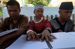 Tadarus Bersama Penyandang Tunanetra di Medan