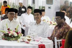 Presiden Jokowi Buka Puasa Bersama di Kediaman Ketua MPR