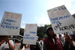 Serikat Perjuangan Masyarakat Indonesia Desak KPK Tuntaskan Kasus Korupsi E-KTP