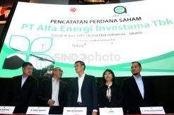 Alfa Energi Investama Catatkan Saham Perdana di Bursa Efek