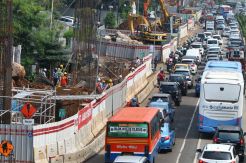 Proyek LRT Jabodebek Sudah Sampai MT Haryono
