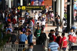 Arus Mudik di Bandara Soekarno-Hatta Masih Normal