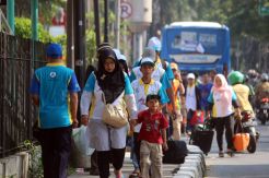 PT Taspen Berangkatkan 1.140 Pemudik Dengan 30 Bus