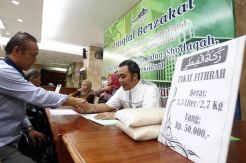 Masjid Istiqlal Layani Pembayaran Zakat Fitrah