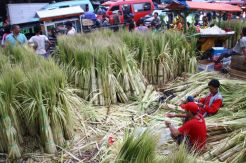 Kulit Ketupat Mulai Diserbu Warga Jelang Idul Fitri