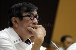 Menkumham Raker dengan Komisi III DPR