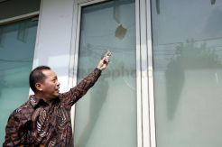 Humphrey Djemat Datangi Lokasi Penyerangan Kantor DPP PPP