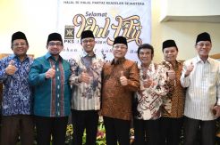 Sejumlah Tokoh Parpol Hadiri Halal Bihalal PKS