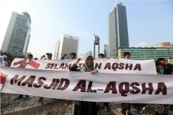 Aliansi Indonesia Membela Masjid Al-Aqsha Gelar Aksi Damai di Bundaran HI
