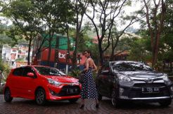 Test Drive Toyota Calya dan Agya di Bandung