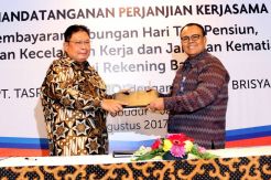 BRI Syariah dan PT Taspen Jalin Kerja Sama Layanan Pensiun