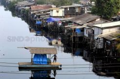 Permukiman Bantaran Sungai Masih Tersisa di Cilincing