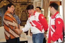 Menperin Beri Motivasi Kontingen Wushu Indonesia