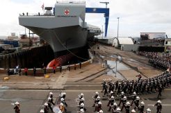 Peresmian Kapal Induk Inggris HMS Prince of Wales