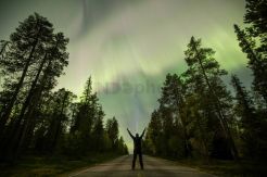 Keindahan Aurora Borealis di Langit Finlandia