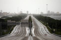 Menunggu Badai Irma, Jalanan di Florida Sepi