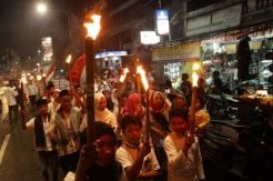 Pawai Obor Meriahkan Tahun Baru Islam 1439 Hijriyah