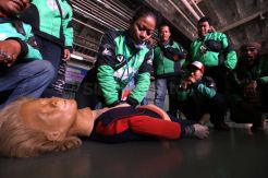 200 Pengemudi Go-Jek Ikuti Pelatihan Penanganan Korban Bencana