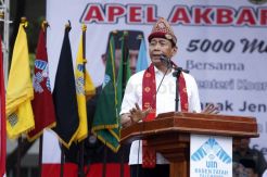 Wiranto Hadiri Apel Akbar Pancasila dan Bela Negara di UIN Raden Fatah