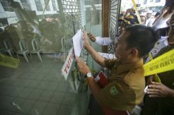 Pemkot Batam Segel Kantor Ojek Online