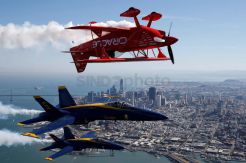 Aksi Blue Angels dan Oracle di Langit San Francisco