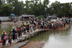 Ribuan Pengungsi Rohingya Terus Masuki Bangladesh
