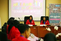 21 Remaja Ikuti Program Sehari Jadi Menteri